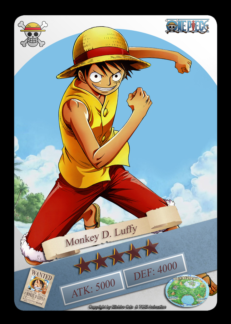 One Piece - Monkey D. Luffy Card V2 / Skypiea Arc