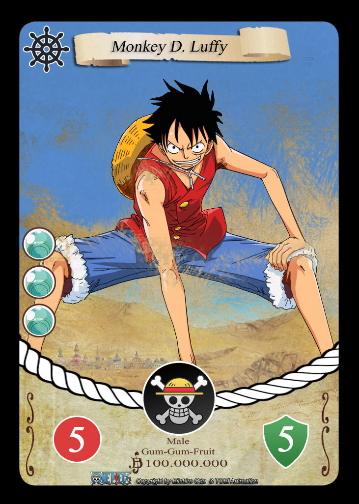 Captain Monkey D. Luffy / One Piece Card Game by SixZac on DeviantArt