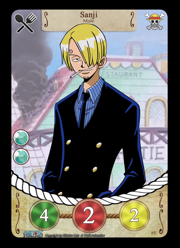 #5- Cook - Sanji/ One Piece Card Game by SixZac on DeviantArt