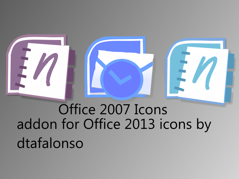 Deviantart 2007 Icon Office 2007 Addon for Office 2013 Icons by dtafalo by Cairo2011 on ...