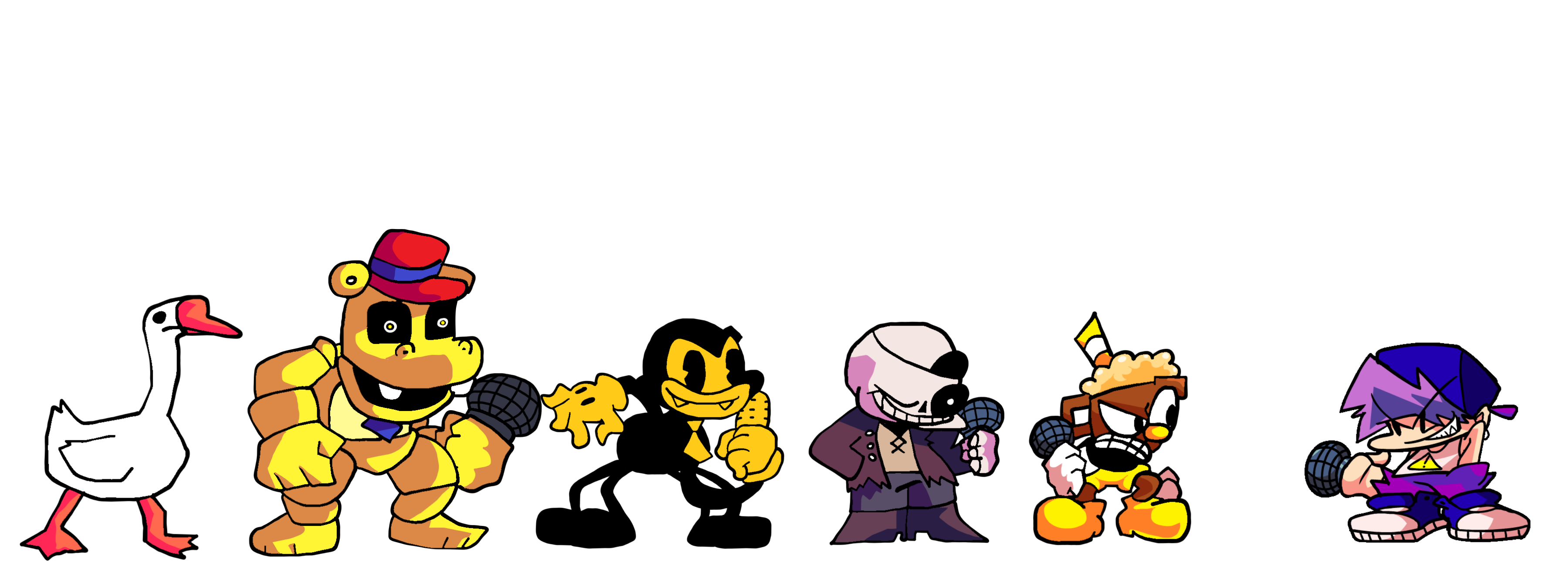 All characters that might end up in Indie cross : r/FridayNightFunkin