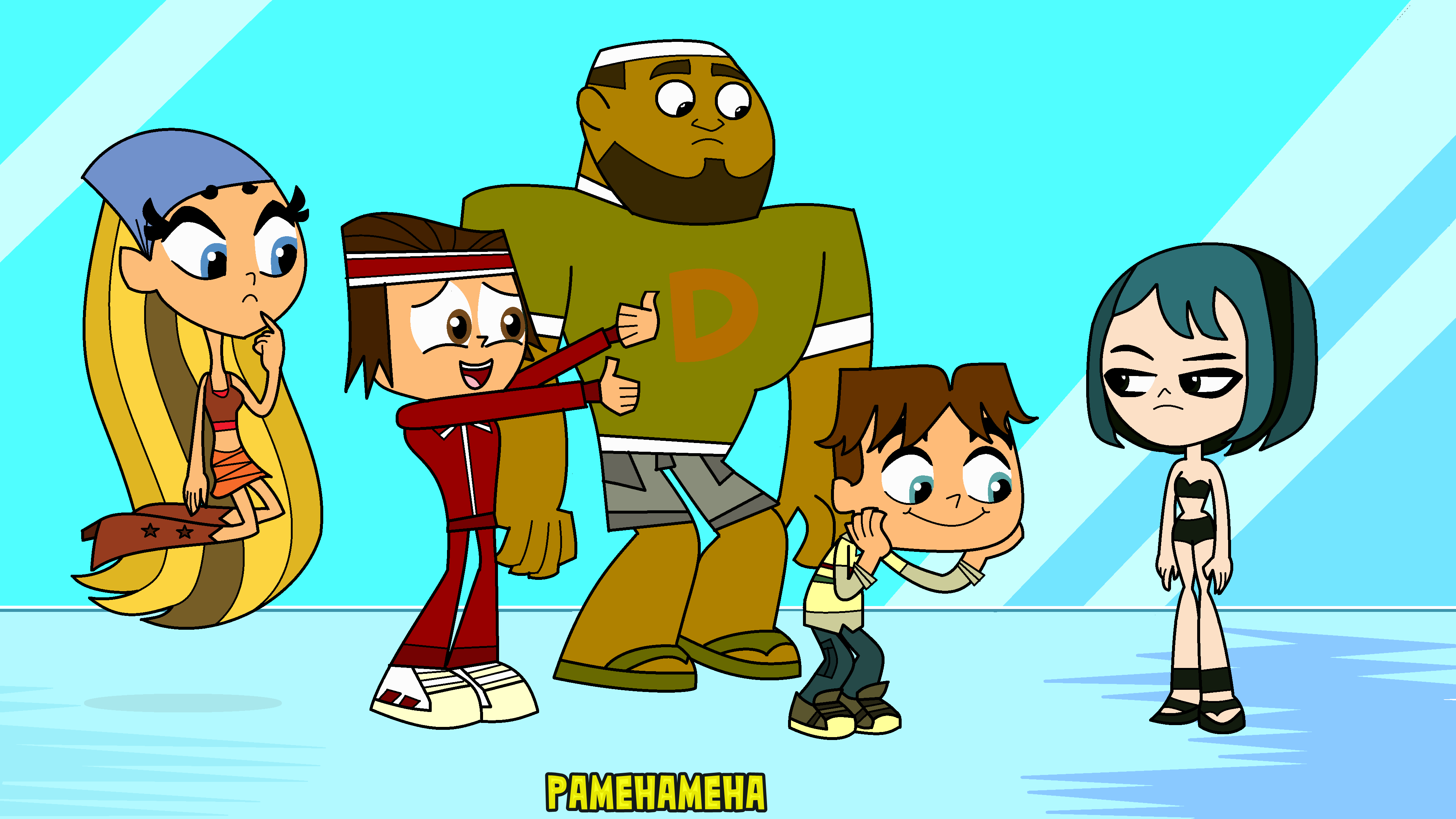 Td Rama Deviantart Total Drama as Teen Titans GO! by Pamehameha on DeviantArt