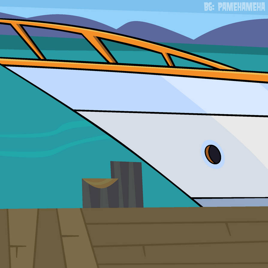 Total Drama Background - Yacht on Dock by Pamehameha on DeviantArt