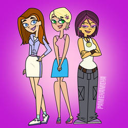 6teen Girls in Total Drama Style