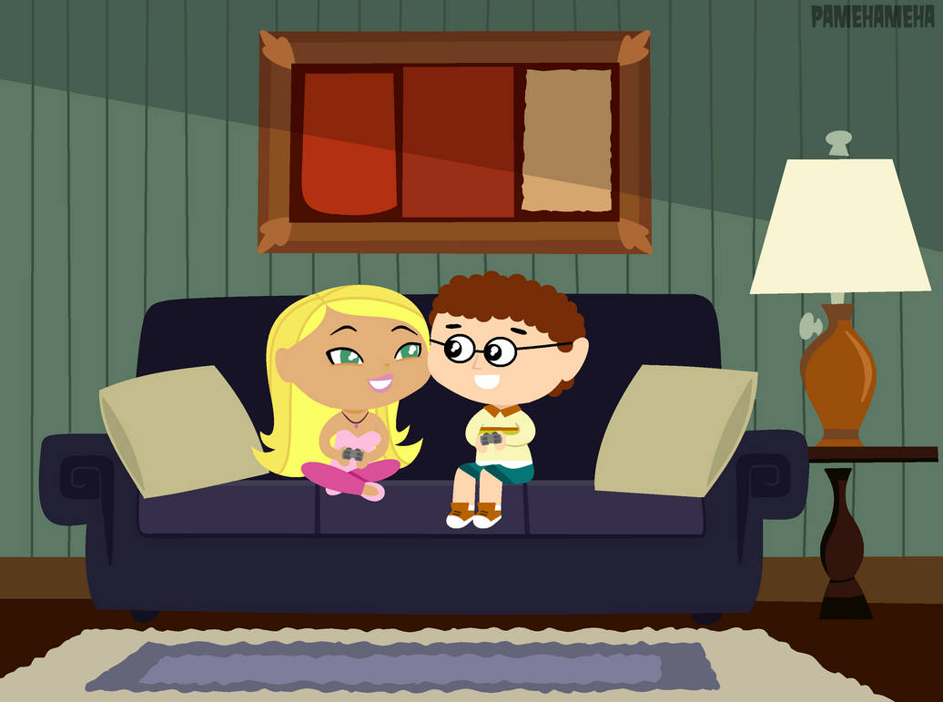Commission #113 - Chibi Sam and Dakota playing by Pamehameha on DeviantArt
