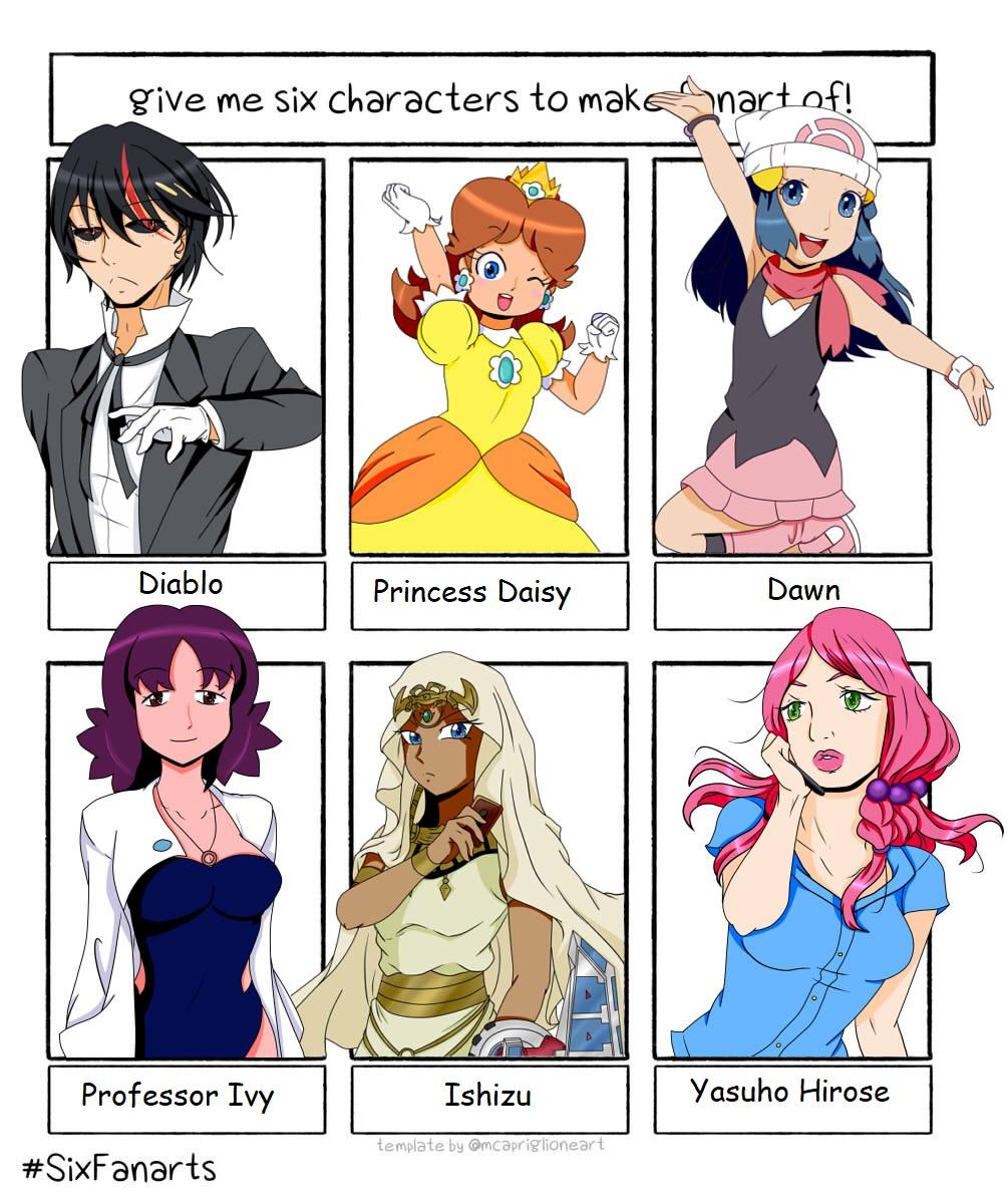 Deviantart Write Challenge 6 Fanarts Challenge by BDOG375 on DeviantArt