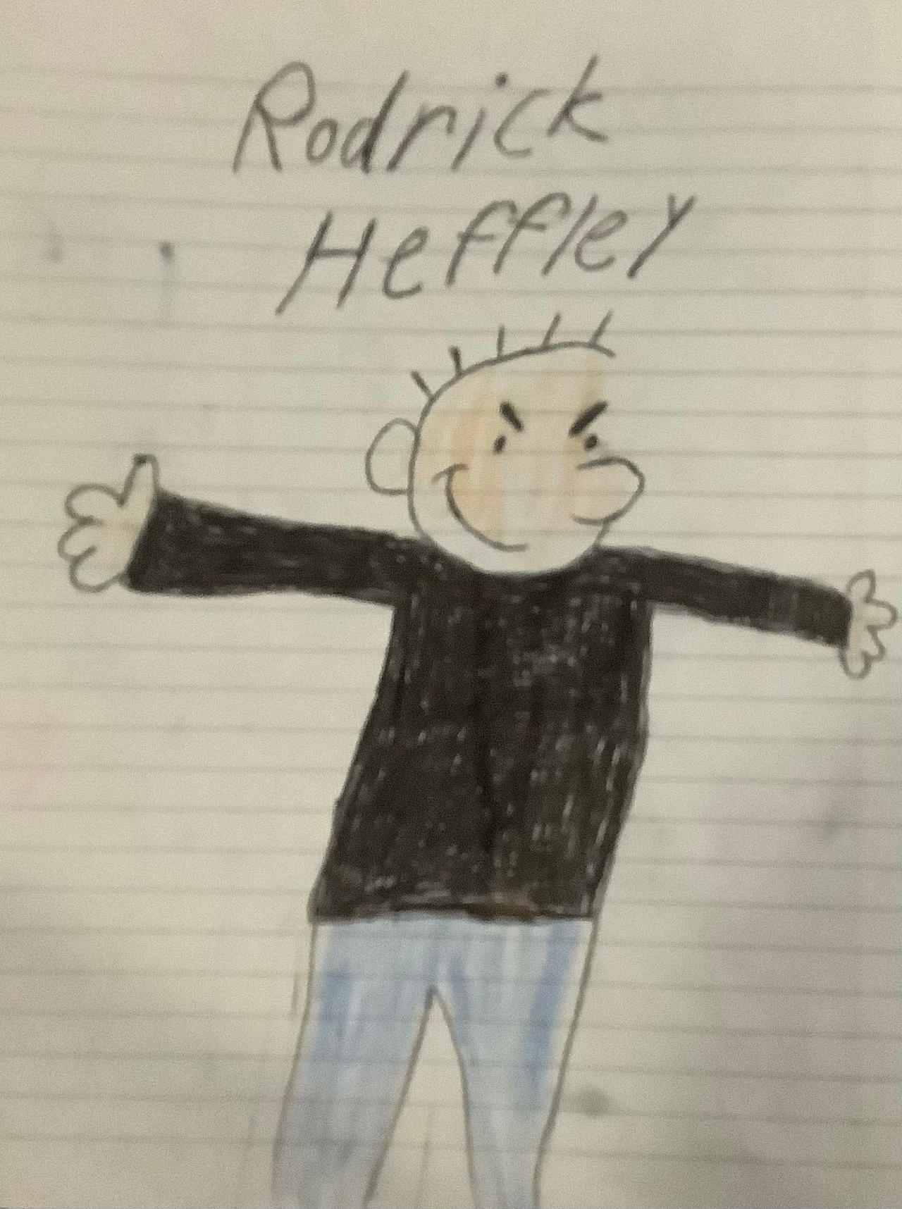 Rodrick Heffley drawing by AidenToons on DeviantArt