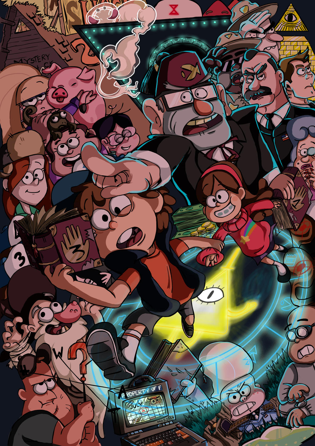 A LITTLE GRAVITYFALLS POSTER I DID AWHILE BACK