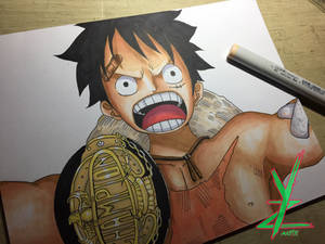 LUFFY CHAMPION FANART