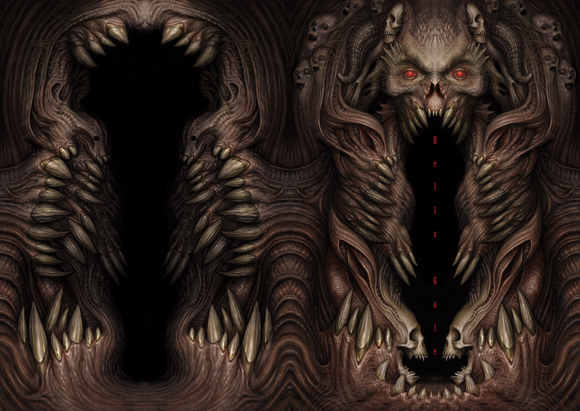 Hells Gate cover and back cover