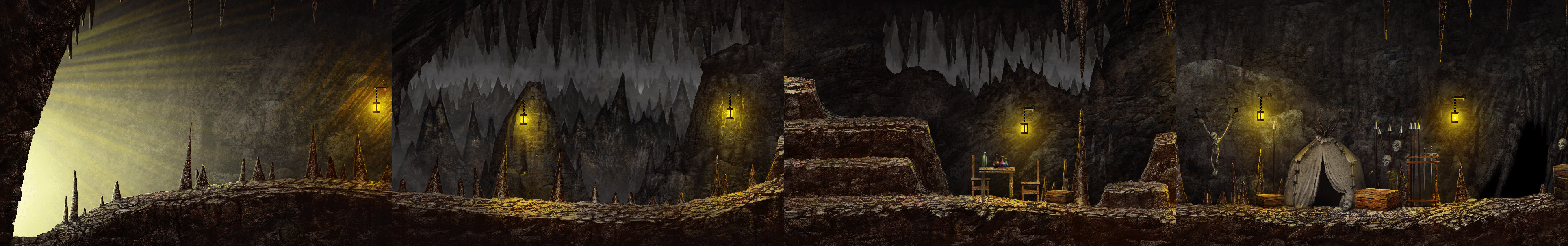 Mark of darkness map 9 - Cave screenshots