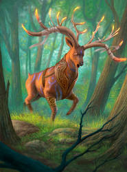 Thunderstone quest - Stag by AlMaNeGrA