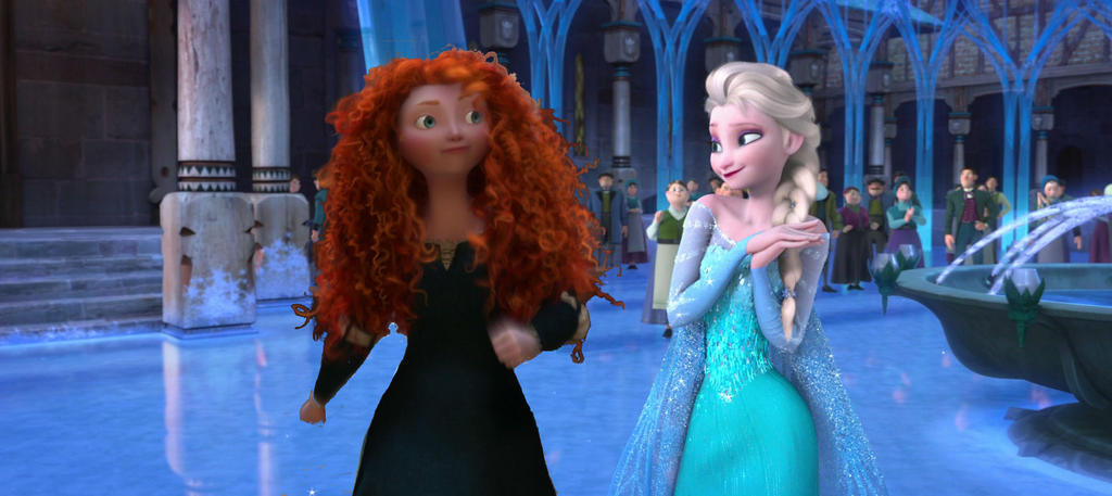 Elsa/Merida by Artwra on DeviantArt