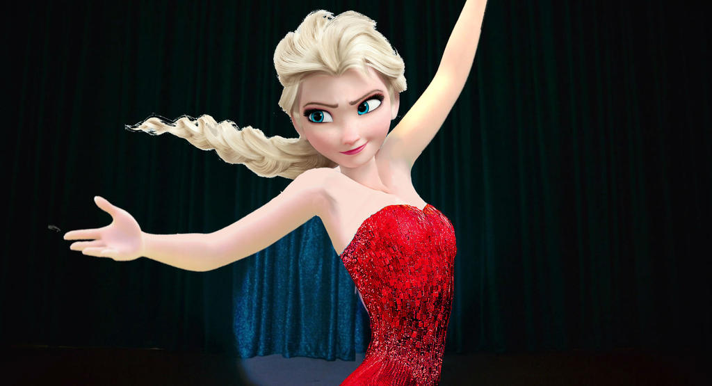 Elsa as Jessica Rabbit by Artwra on DeviantArt