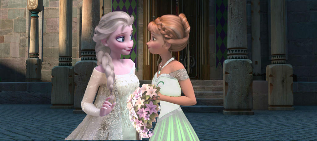 Anna/Elsa Wedding By Artwra On Deviantart