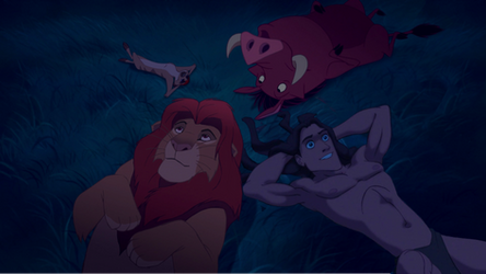 Simba and Tarzan - Philosophy with Timon and Pumba