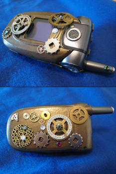 Steampunk cell phone