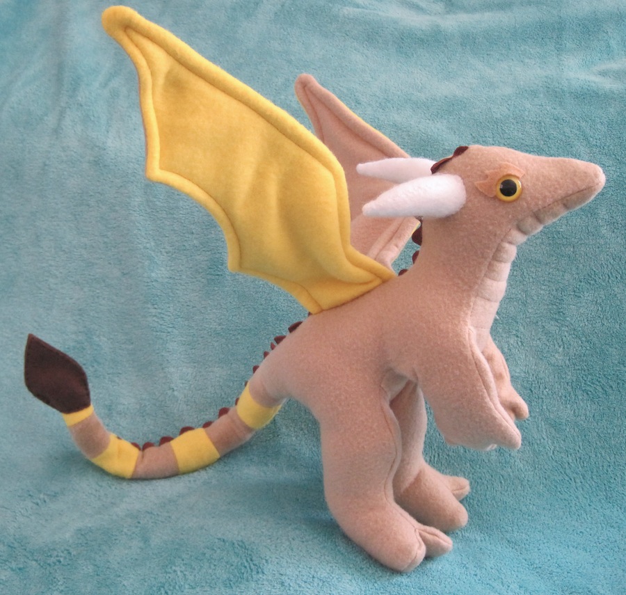 Busko the Custom Stuffed Dragon