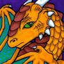 Copper Dragon Art Card