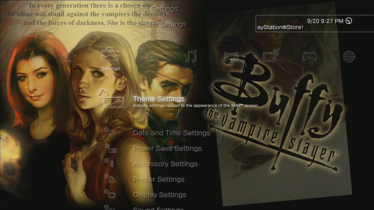 Buffy the Vampire Slayer Comic Dynamic Theme (PS3)