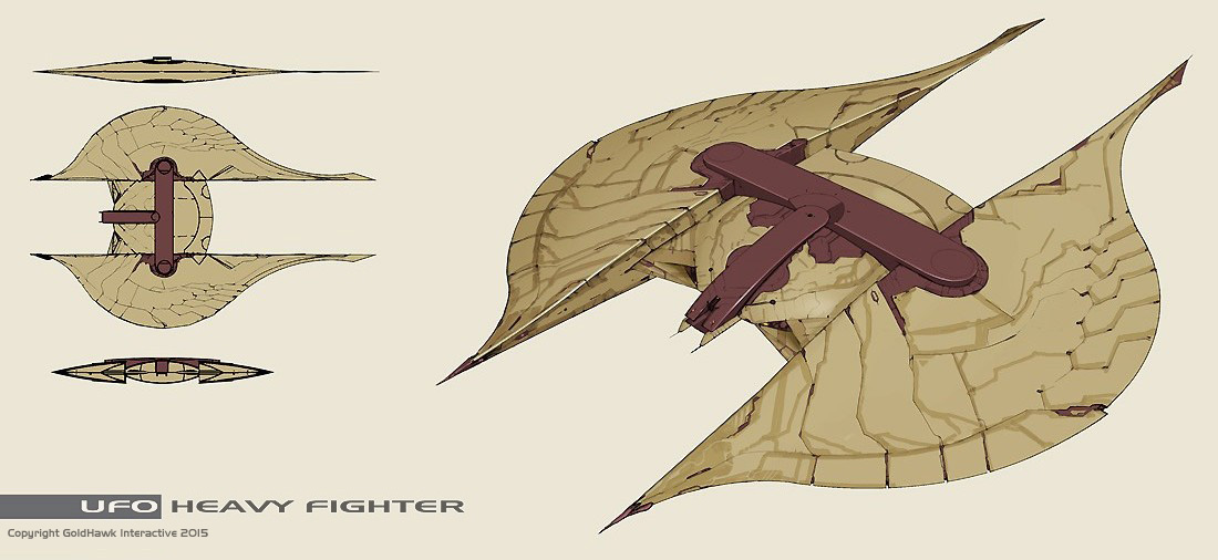 Xenonauts: UFO heavy fighter