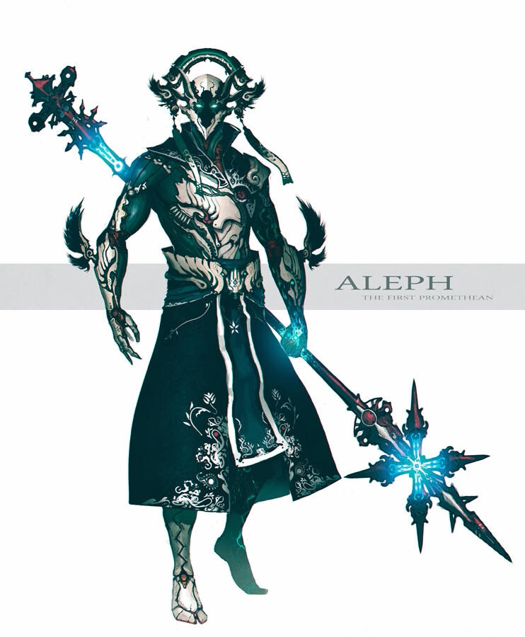 Aleph, the First Promethean by IgnusDei on DeviantArt