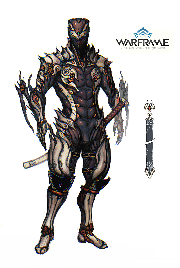 ash warframe concept art