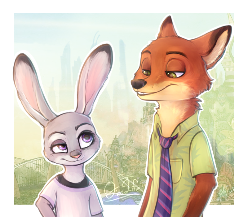 Judy Hoops and Nick Wilde