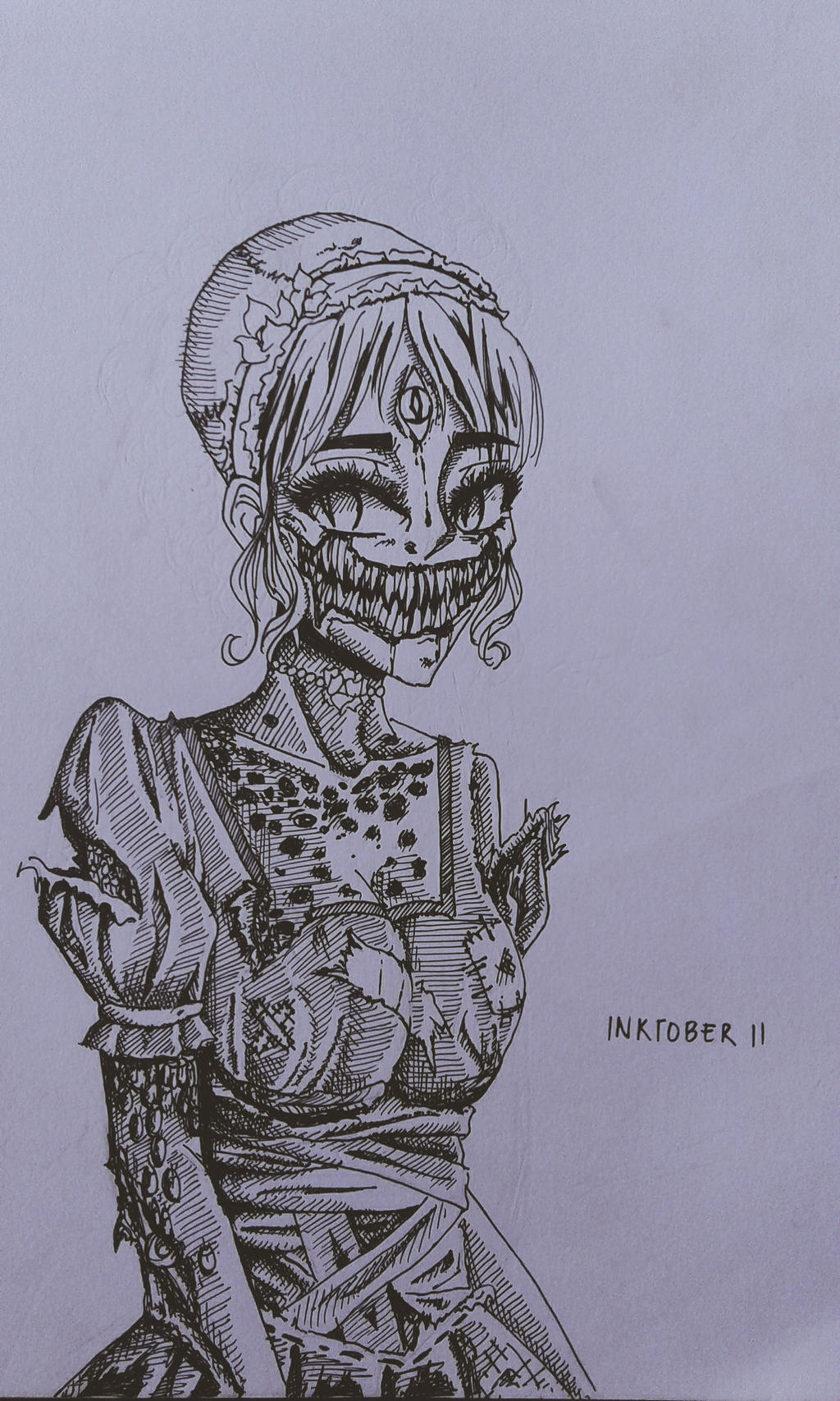 Inktober #11: Beauty