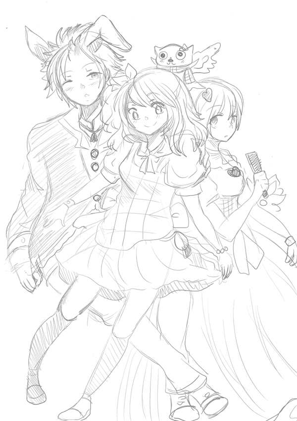 Random sketch_Fairy tail