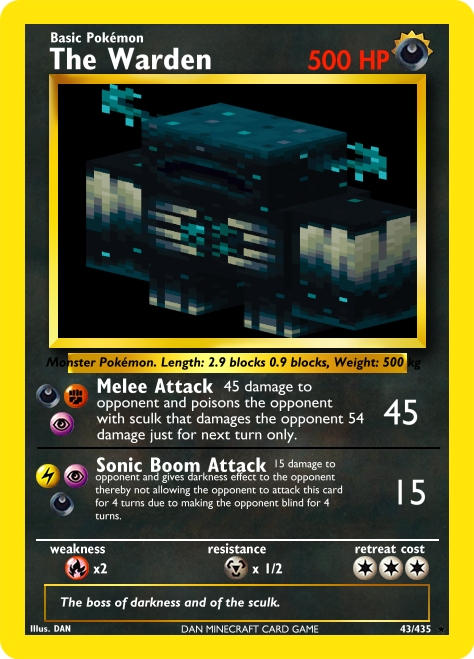 pokemon minecraft cards Panini Trading Mod Pikachu Card - Minecraft