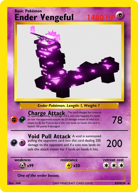 Vengeful Heart of Ender Card by randomnope on DeviantArt Vengeful Heart of Ender Card by randomnope on DeviantArt