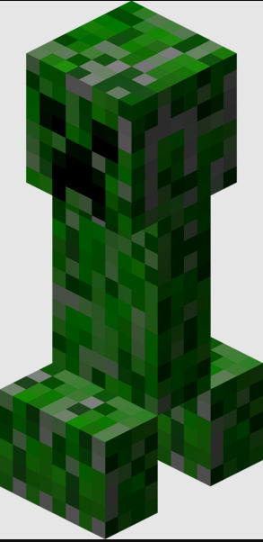 Creeper Inverted Colours Dark Creeper by randomnope on DeviantArt