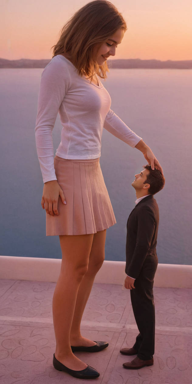 Giantess girl and tiny man by DenGTS on DeviantArt