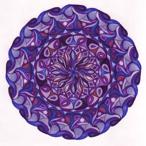 purple passion mandala