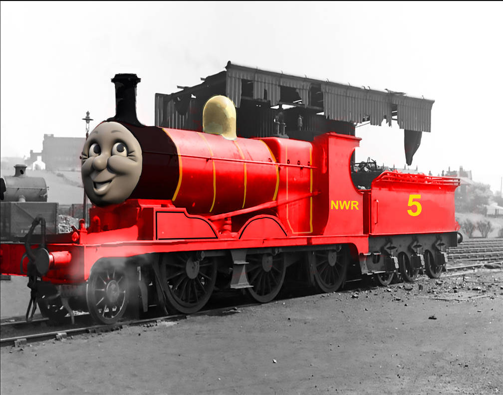James the Red Engine NWR by vikjohn on DeviantArt