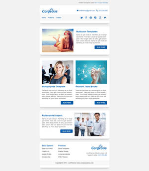 Gorgeous - Responsive Email Template