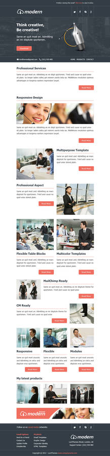 Modern - Responsive Email Template