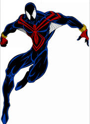 Spider-Man Black Design - Colored Version by Roach97