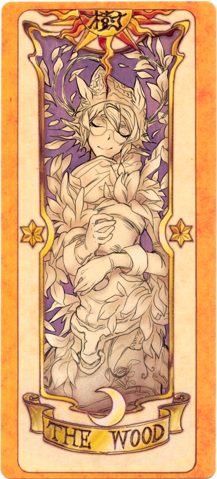 Minispris :: THE WOOD clowcard  [ clay ver. ]