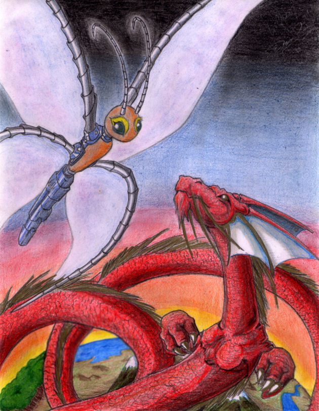 Butterfly and Dragon - collab