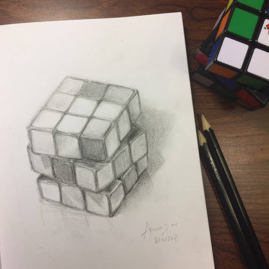 Rubik's Cube by Merindity