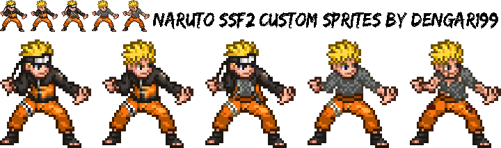 Naruto SSF2 Custom Sprites by DENGAR199 by dengar199 on DeviantArt