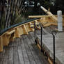 Deck of vintage ship