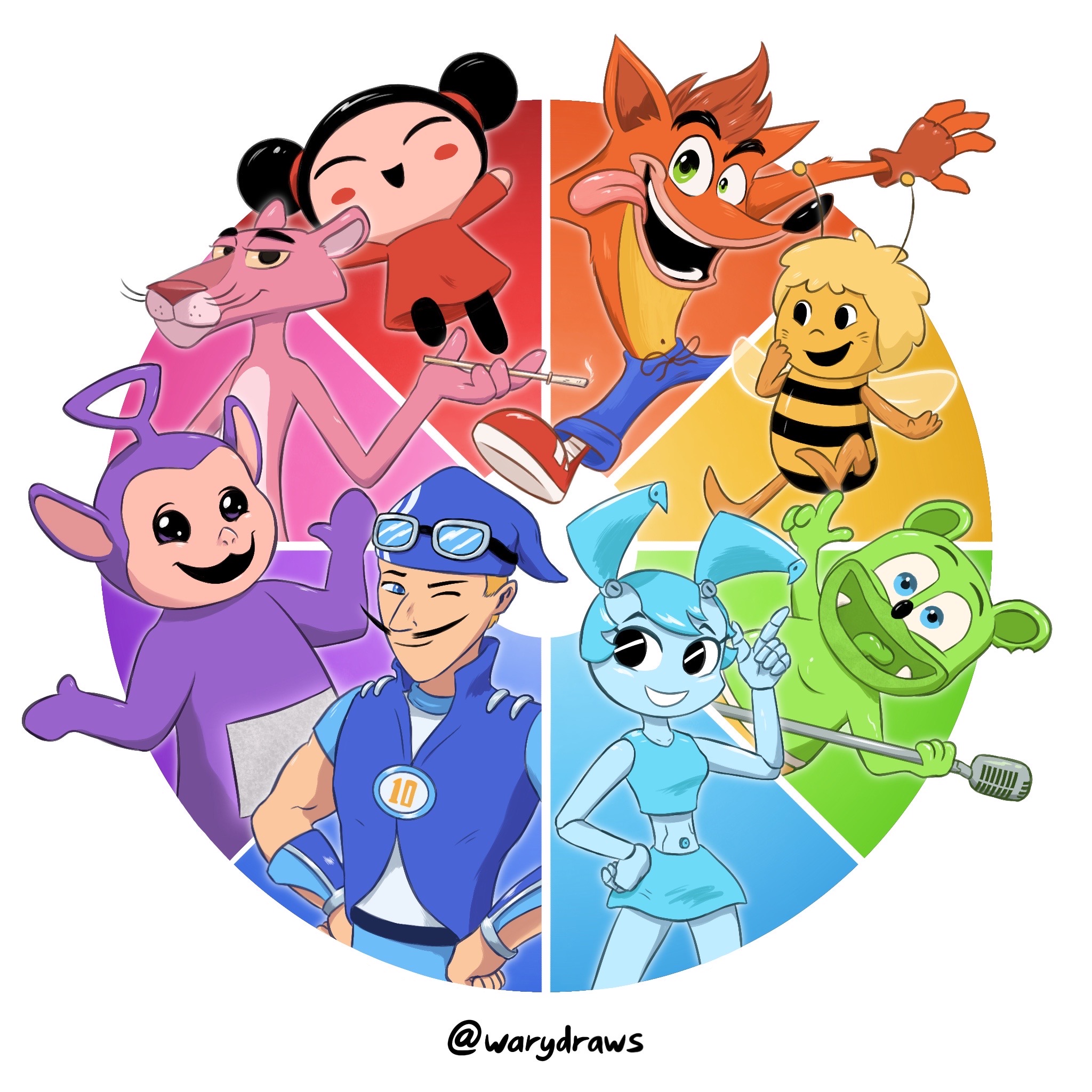 Color Wheel Characters Color Wheel Character Challenge by warydraws on DeviantArt