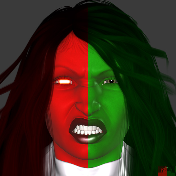 Red+Green She-Hulk