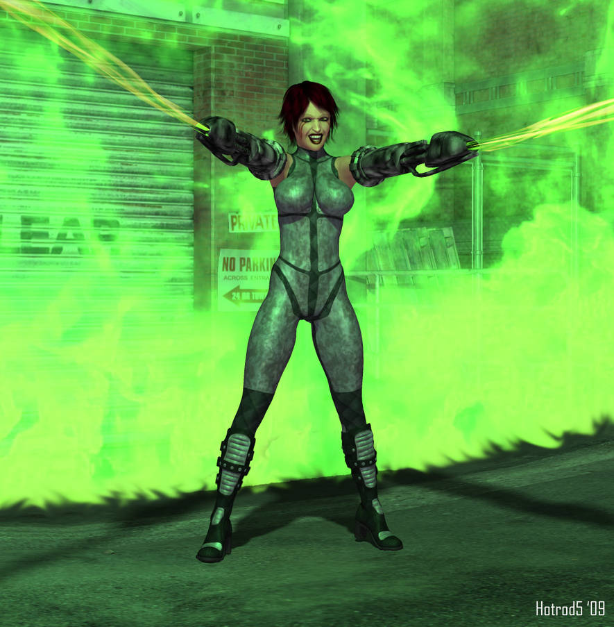 Poison: Cyborg by hotrod5
