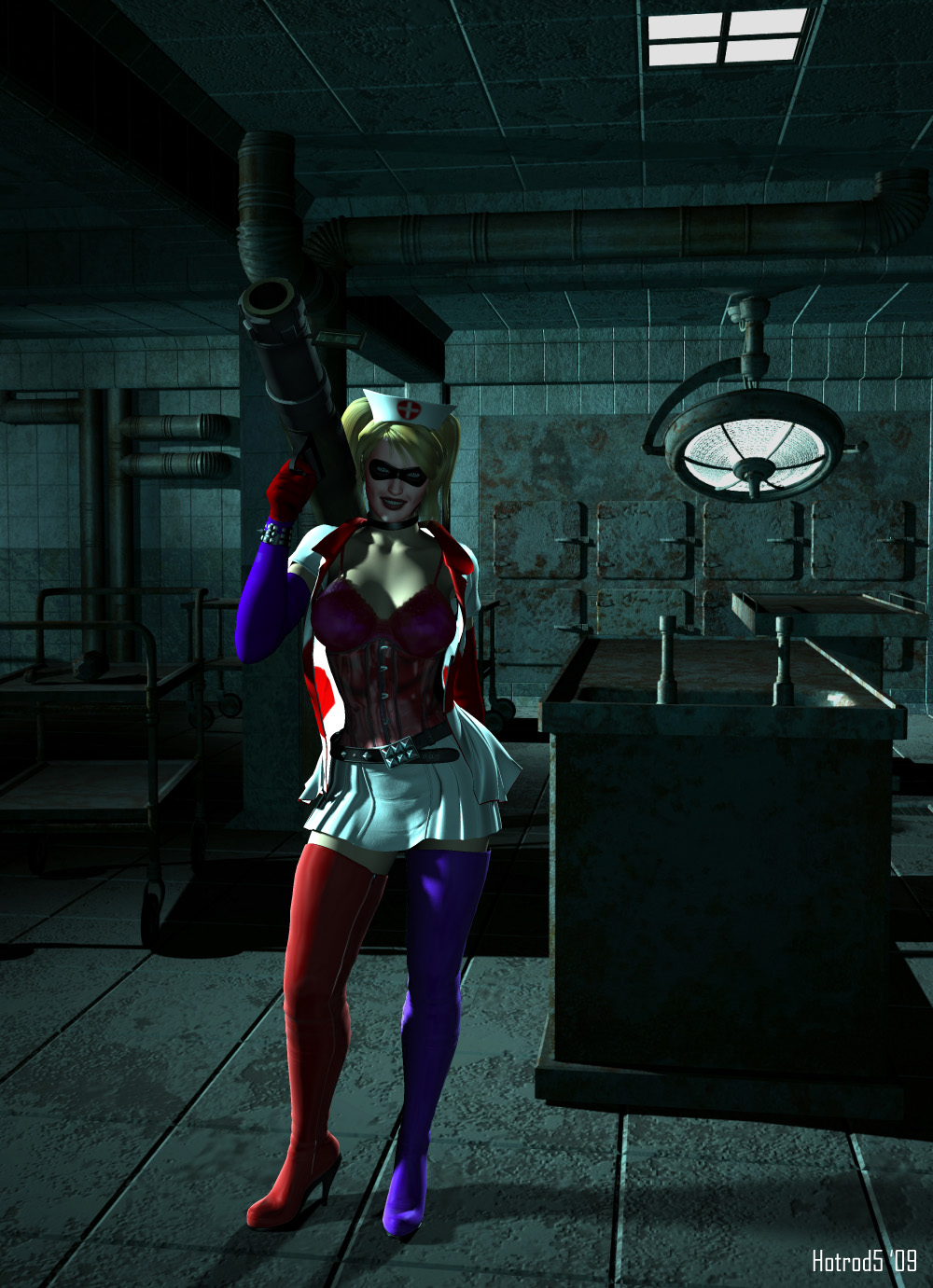 Harley Quinn: Arkham Asylum 02 by hotrod5 on DeviantArt