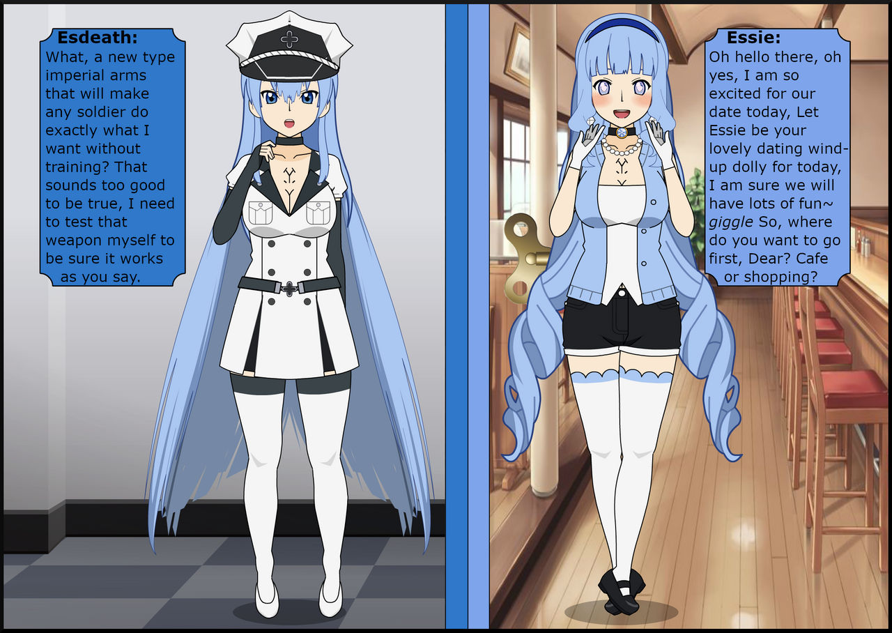 Dating doll Esdeath by Salznudel666 on DeviantArt Dating doll Esdeath by Salznudel666 on DeviantArt