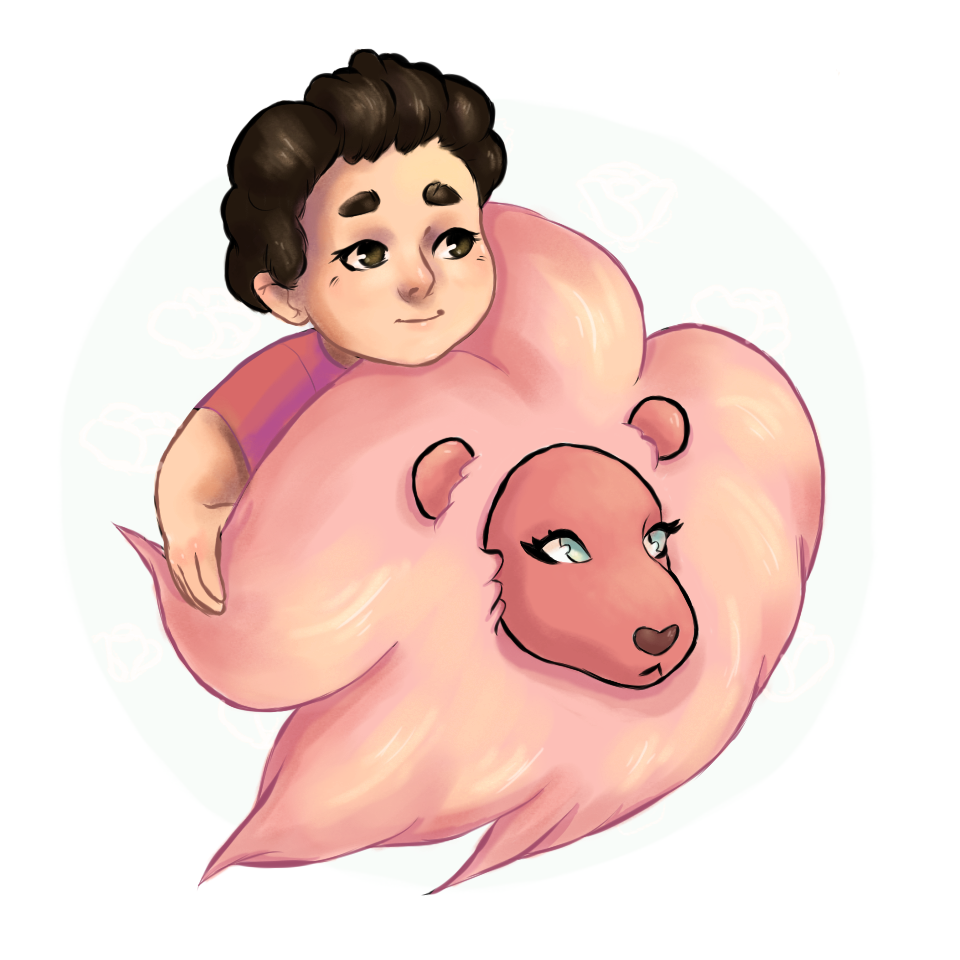 steven and lion